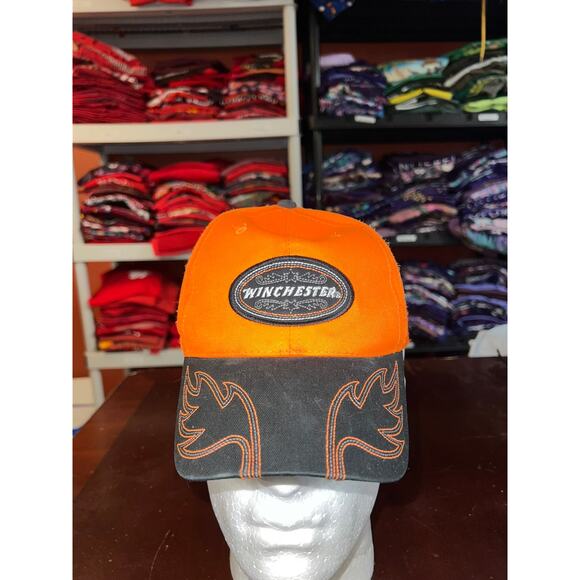 Winchester Hunting Hat Cap Orange Camo Hunt Gear Baseball Style OS Cap Headwear - Picture 1 of 7